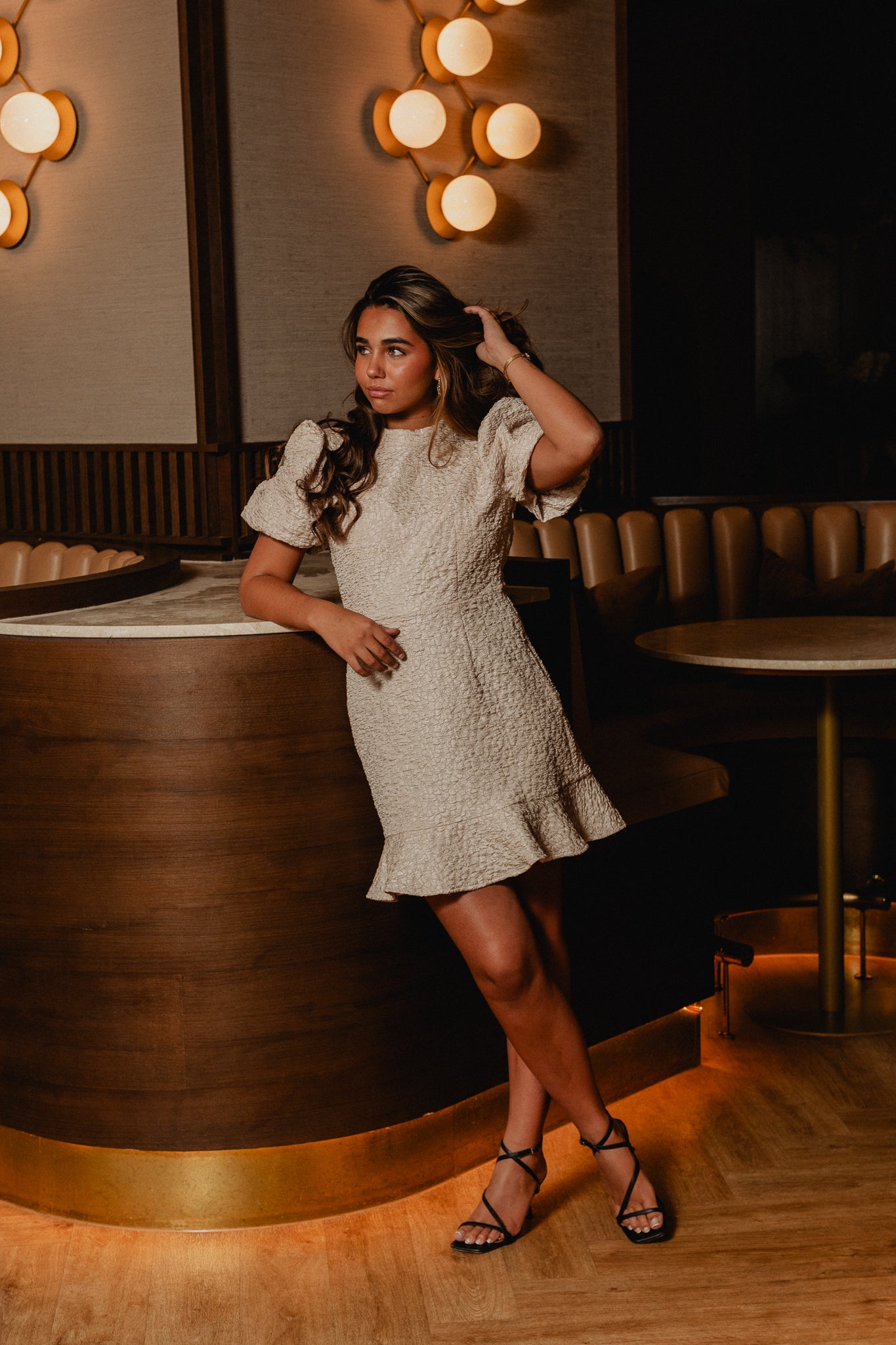 VMMERLE Short Dress - Pumice Stone